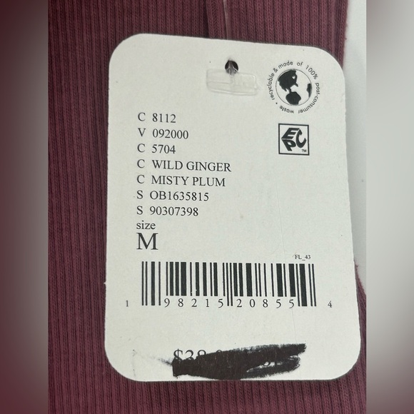 "NWT" We The Free "Free People" Kate Ribbed Tank Top- Wild Ginger- Size Medium - Picture 6 of 11